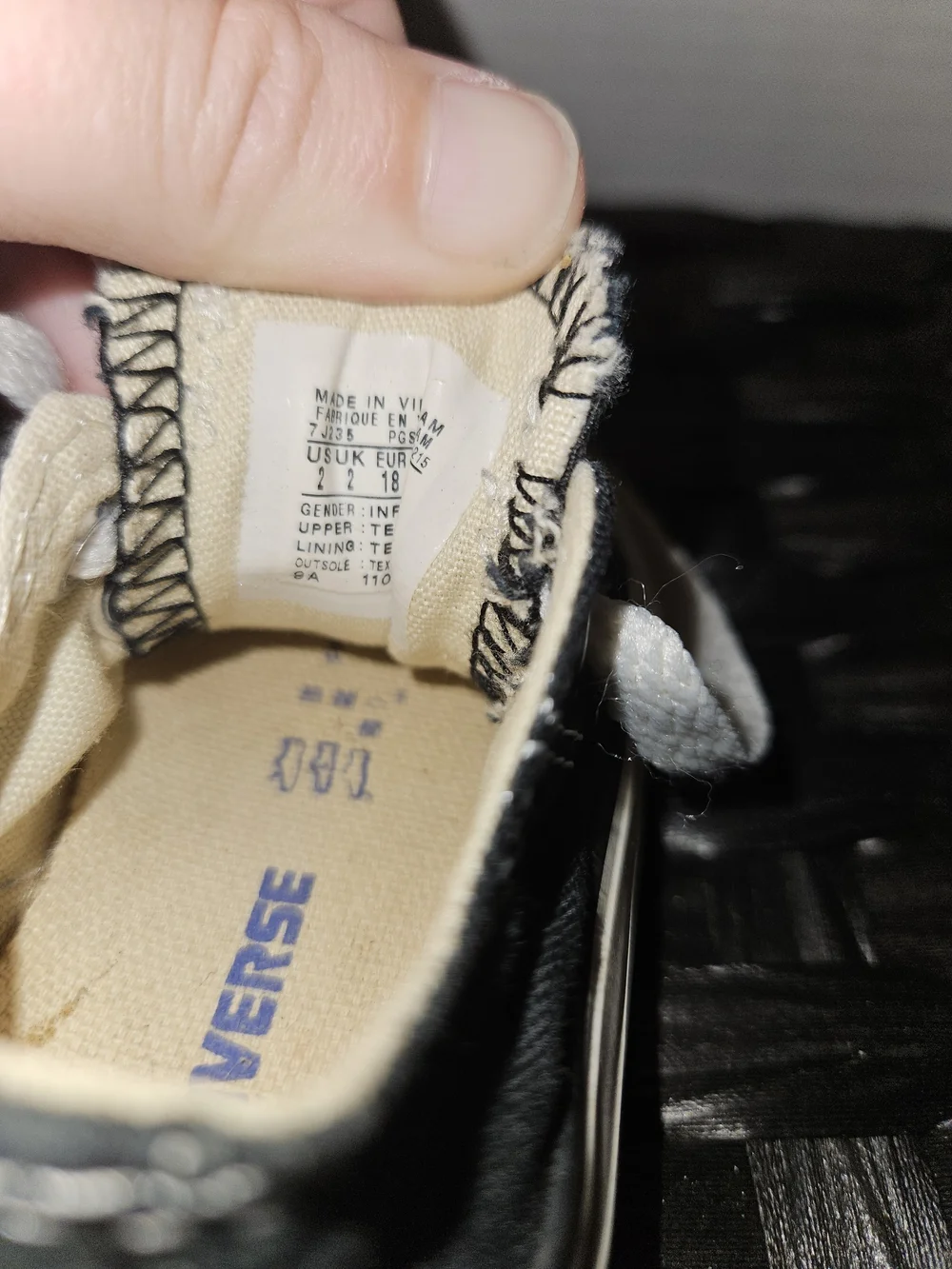Converse Black & White Toddler Low-Top Sneakers